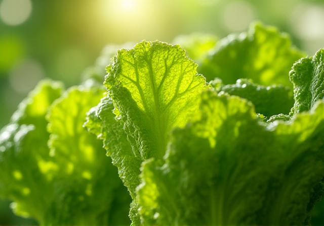 Close up of fresh green lettuce symbolizing clean data practices